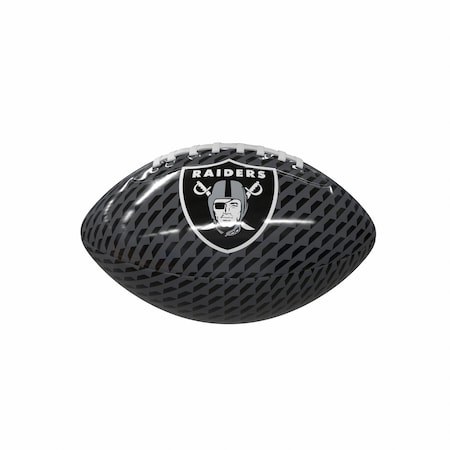 Logo Brands Las Vegas Raiders Carbon Fiber Mini-Size Glossy Football 623-93MG-1